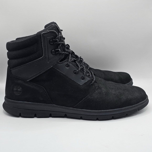 Timberland Men\'s Black Suede Graydon Chukka Boots Size 10.5